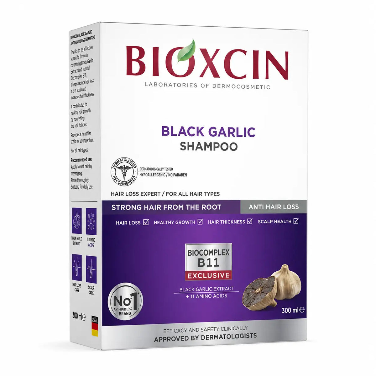 BIOXCIN Garlic Shampoo 300 ML