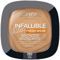 Polvos bronceadores mate L'ORÉAL PARiS, resistentes al agua, a prueba de transferencias, duración 24 horas